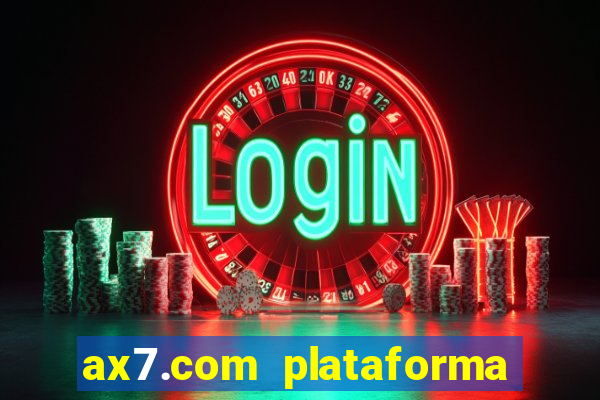 ax7.com plataforma de jogos